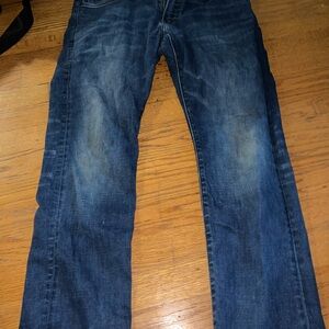GAP Men's Dark Blue Straight Jeans
